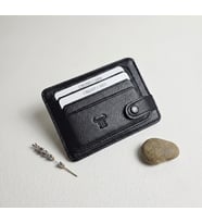 %100 Hakiki Deri Trend Model Minimalist Unisex Kredi Kartlık Ve Cüzdan Ebatlar 11,5 cm /8,5 cm