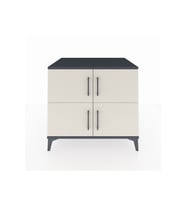 Kronos Şifonyer 3 Raflı 4 Kapaklı 88x59x80 Antrasit-Aytaşı