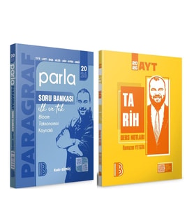 Benim Hocam AYT Tarih Video Ders Notları ve Parla Paragraf Soru Bankası Kitabı