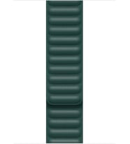 Apple Watch Series 6 44mm için Kordon Leather Link Band Koyu Yeşil [Watch Series 6 44mm ile Uyumlu Kordon - Koyu Yeşil]