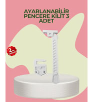 Cam Pencere Açılma Kontrol Kilidi Kolay Montaj 3’lü