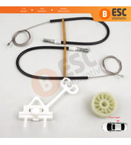 Fiat Abarth Punto Grande Evo MK3 199 2005-2024 51723327 İçin Elektrikli Arka Sağ Kapı Cam Kriko Seti