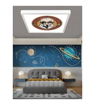 Harry Potter Logo  Avize, 60x60 kare modern çocuk odası avize, 60watt, led ışık, tavan lambası, YENİ