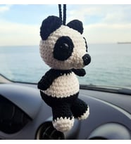 Tatlı Panda, Oto dikiz Aynası Aksesuarı, Hediyelik, Araba İç dekoru