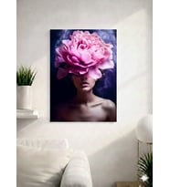 FLORAL WOMAN26  TASARIM MDF TABLO (27X18)