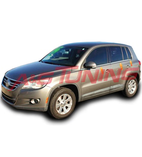 VW Tiguan Krom Cam Çıtası 6 Prç. 2007-2015 Paslanmaz Çelik