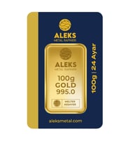 AgaKulche 100 gr 995 24 Ayar AMR Külçe Altın