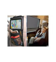 Araba Arka Koltuk Tablet Tutucu Ve Yan Cam Güneşliği Ikili Paket (Siyah)