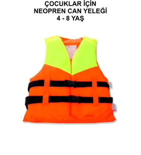 S Beden 4-8 Turuncu Yaş Çocuk Can Yeleği Neopren Sünger Yüzme Yeleği Çocuklar İçin Yüzdürme Yeleği