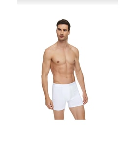 TUTKU ELİT 1251 ERKEK MODAL ELASTAN BOXER 10 ADET (Beyaz)