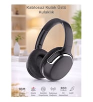 Bluetooth Kulak Üstü Kulaklık Kablosuz Kulak Üstü Kulaklık Güçlü Bass Yüksek Ses Kalitesi