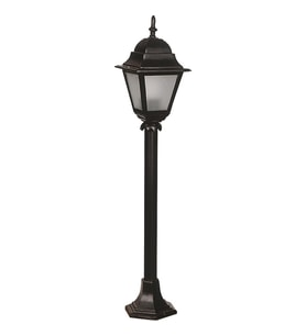 AVONNI BSU-68062-BSY-M2-OP Siyah Boyalı Dış Mekan Aydınlatma E27 Aluminyum Polikarbon Cam 18cm
