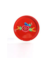 Tepsi Kırmızı Kuşlu (26 Cm)