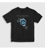 Presmono Unisex Çocuk Siyah Weather Systems Anathema T-Shirt 389498tt
