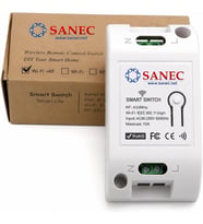 Akıllı WiFi + RF 433MHz Tek Kanallı 10A Röle Modülü - AC 100-240V Doğrudan Şebeke Beslemeli (Tuya, Alexa, Google Asistan Destekli)