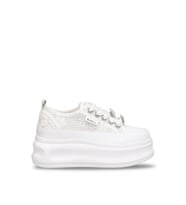 Elit HML2003 Kadın Taşlı Klasik Sneaker Beyaz