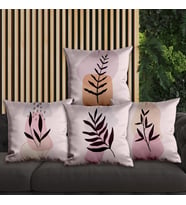 eJOYA Yaprak Tasarımlı 4'lü Yastık İçi Ve Kırlent Kılıfı 45cm 113826