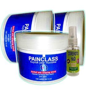 PAIN CLASS Kuyruk Yağı x 3 adet + Çörek Otu Yağı 30 ml