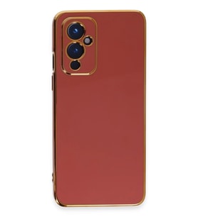 One Plus 9 Kılıf Volet Silikon - Kırmızı