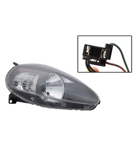FİAT GRANDE PUNTO ÖN FAR ELEKTRİKLİ MOTORLU KOYU GRİ SAĞ 08-09 FIA10PU009 51840990