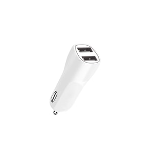 Araç Çakmaklık Şarj Adaptörü Çift USB Çıkışlı 12V 24V Araç İçi Şarj (Siyah)
