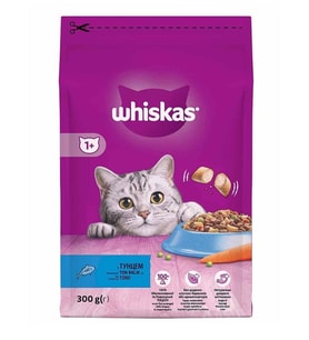 Whiskas Ton Balıklı ve Sebzeli Yetişkin Kedi Maması 300gr