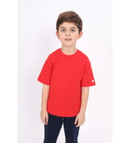 Toontoy Unisex Çocuk Baskılı Tişört (Kırmızı)