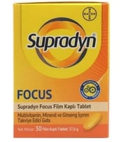 Supradyn Focus 30 Tablet 8699546094134