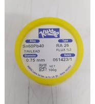 Kurtel Lehim Teli 100GR 0.75MM Kendinden Pastalı (Gümüş)