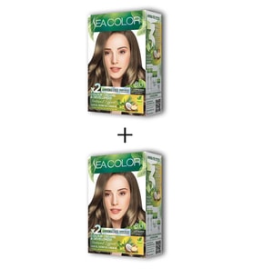 2X2 Tüp Krem Saç Boyası Seti Açık Kumral No:8.0