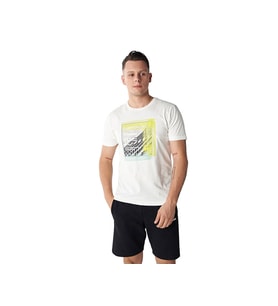 Hummel Hmlrubeus T-Shirt Erkek Günlük Tişört 911854-9003 Beyaz