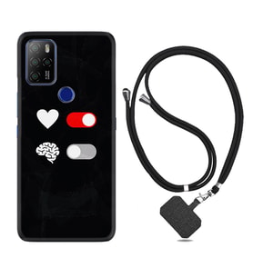 Omix X300 X500 X400 X600 X700 Kılıf Boyun Askılı Silikon Love Brain 1722