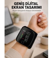 Evde Günlük Kullanıma Uygun Şarjlı Bilekten Tansiyon Ölçüm Cihazı