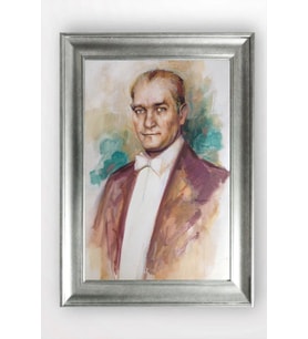 Gümüş Çerçeveli Atatürk Tablo a765