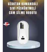 2800 Pa Güçlü Emişli Akıllı Cam Temizleyici Robot