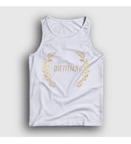 Presmono Unisex Beyaz Dietitian Sağlık Hediye Diyetisyen Atlet 520993tt (Beyaz)