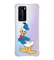 Huawei P40 Pro  Köşe Korumalı Antişok Kapak Donald Duck Tasarımlı Şeffaf  Kılıf