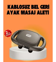 Şarjlı 6 Başlıklı Masaj Tabancası 2000 Mah Sessiz Güçlü Motor