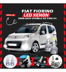 Fiat Fiorino 2008-2024 Sis Farı Uyumlu Şimşek Etkili Led Xenon Performance Series H1