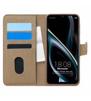 Microsonic Reeder P13 Blue Max 2021 128 GB Kılıf Fabric Book Wallet Gold