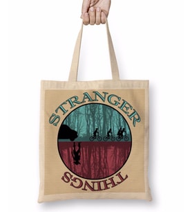 Stranger Things 02 Bez Çanta Uzun Saplı