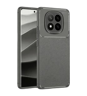 Xiaomi Redmi Note 14 Pro Plus Kılıf Auto Focus Karbon Kapak - Gri