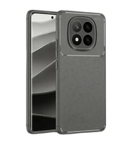 Xiaomi Redmi Note 14 Pro Plus Kılıf Auto Focus Karbon Kapak - Gri