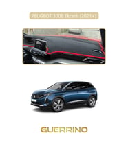 PEUGEOT 3008 ekranlı (2021+)TORPİDO KORUMA HALISI BEJ KENAR