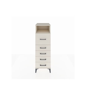 Kronos Dolap Tek Raflı 5 Çekmeceli 44x59x134 Aytaşı-Aytaşı