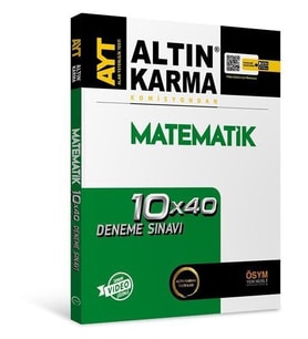 AYT Matematik 10 x 40 Deneme Altın Karma