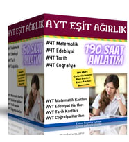 %100 AYT Eşit Ağırlık Kazandıran Eğitim Seti