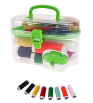 İplik Set Oval Plastik Dikiş Seti