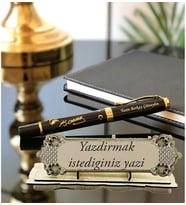 Kişiye Özel Atatürk Siluet Ve Masa Üstü İsimlik