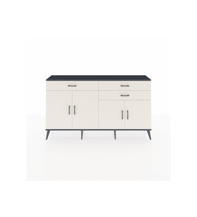 Arges Konsol 2 Raflı 3 Çekmeceli 4 Kapaklı 176x30x99 Antrasit-Aytaşı
